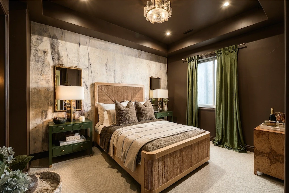 Interior finishes and integrated lighting at 1408 Cliffbrook Drive