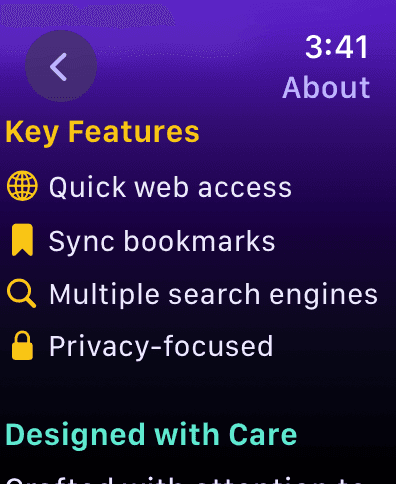 App screenshot