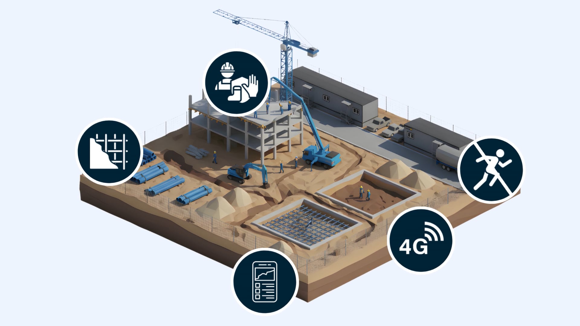 先進的なAI建設安全＆セキュリティモニタリング | Alpha Vision | 無料