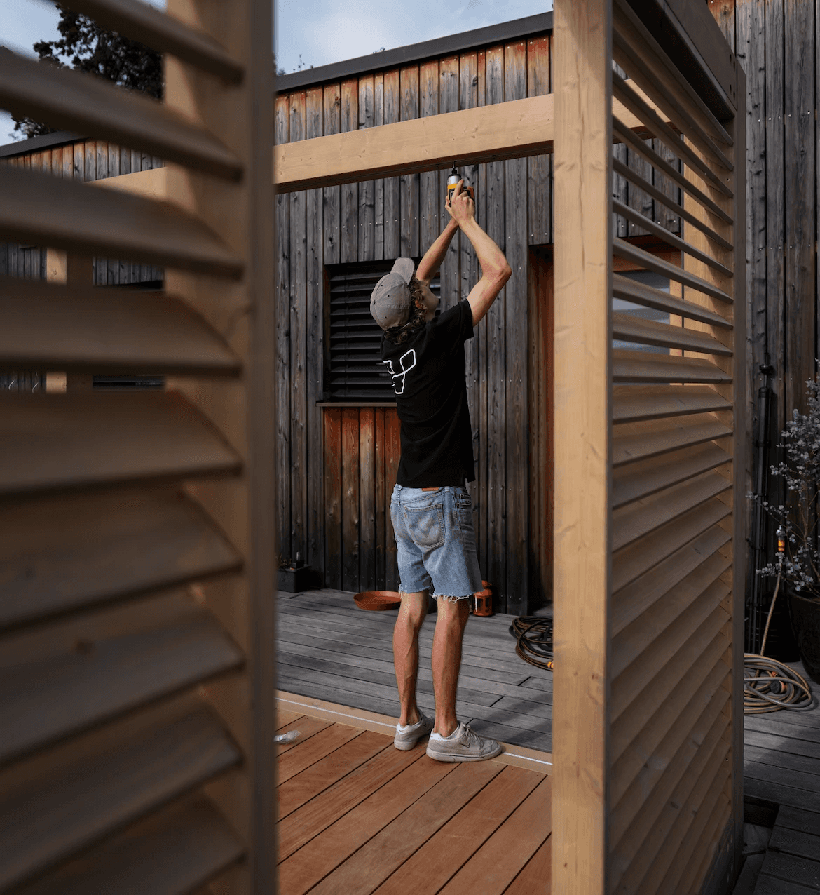 Zakázková realizace TerraBlock – stínění a krytá terasa