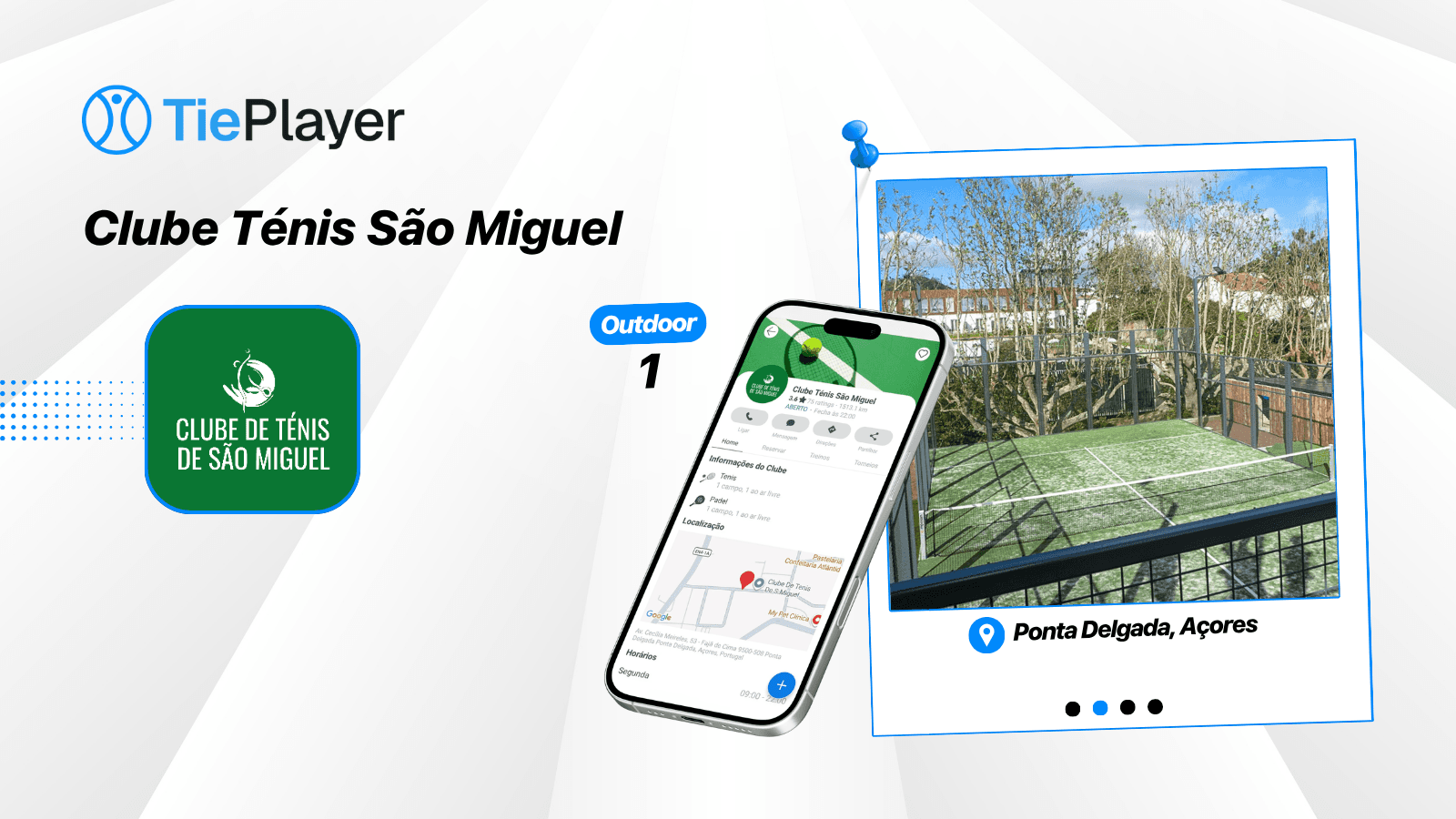 Reserva campo de padel no Clube Ténis São Miguel