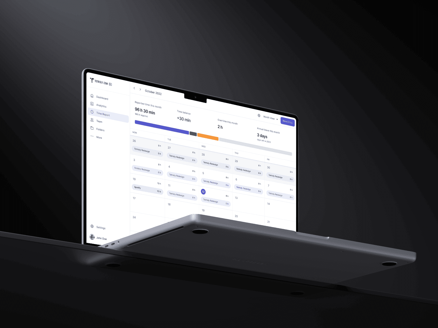 Laptop with a system