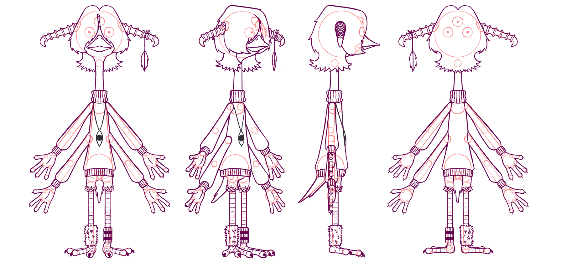MC character turnaround