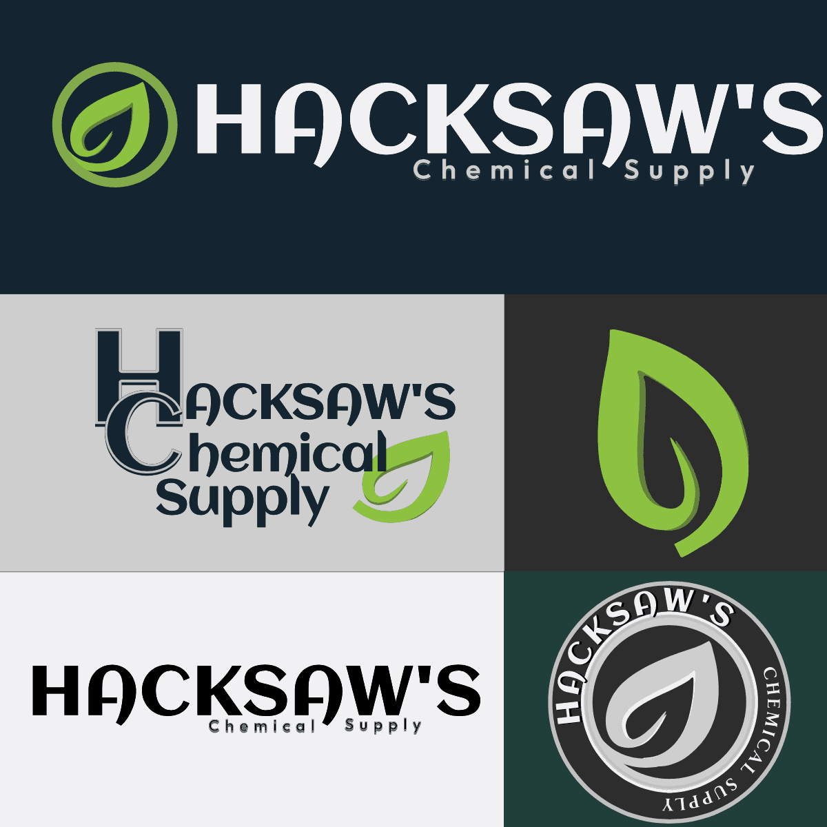 Hacksaw logo collage