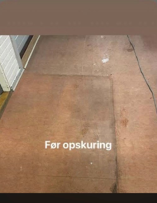 Gulv før opskuring