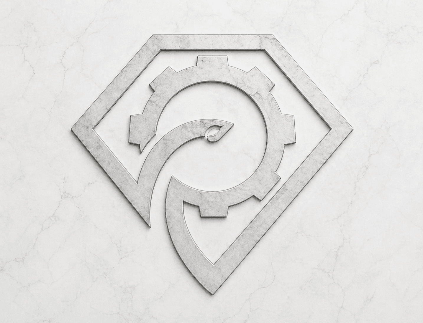 Black and white portrait of a smiling person with curly hair