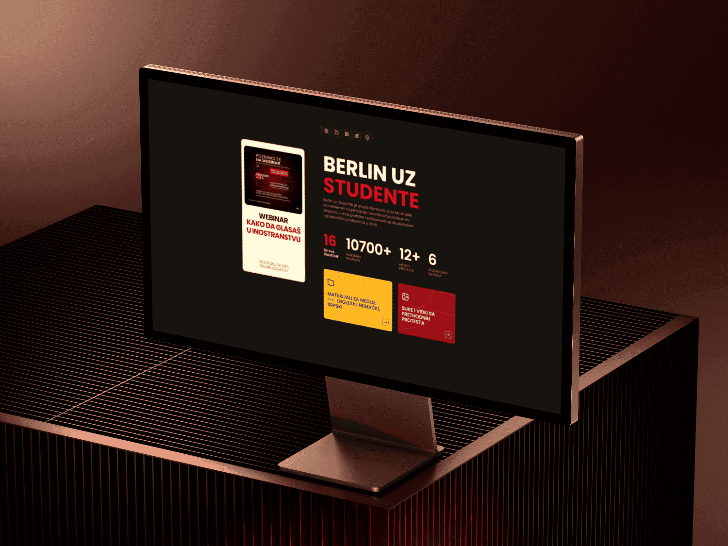 BERLIN STANDS WITH STUDENTS