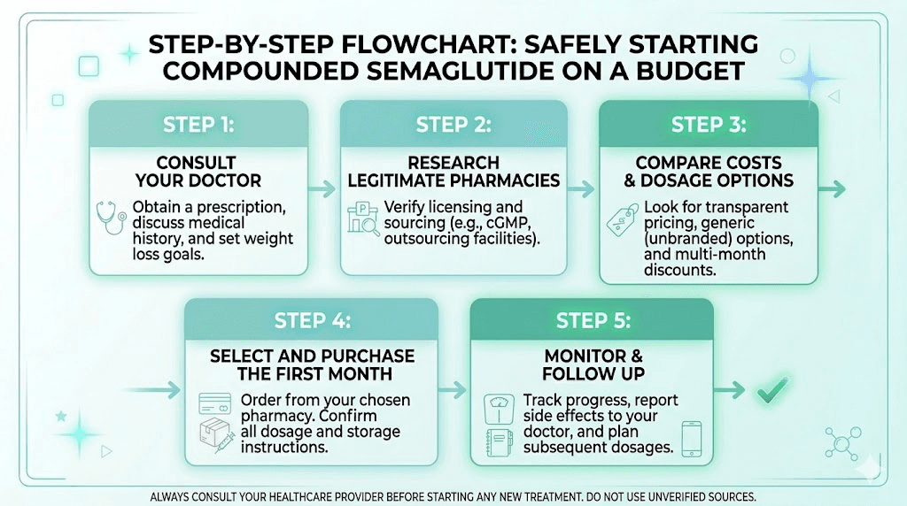 Step by step guide to starting cheap compounded semaglutide safely