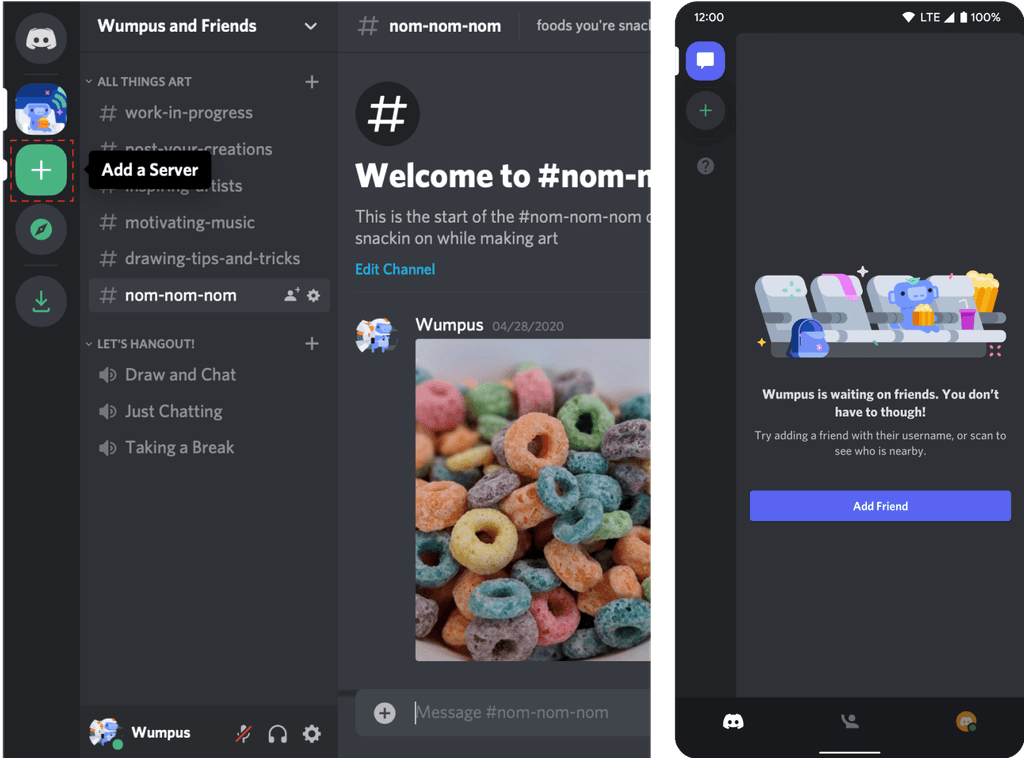 Discord screenshot