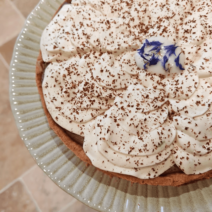 Tarte choco-coco sans lactose et sans gluten maison pastel patisserie Cognac