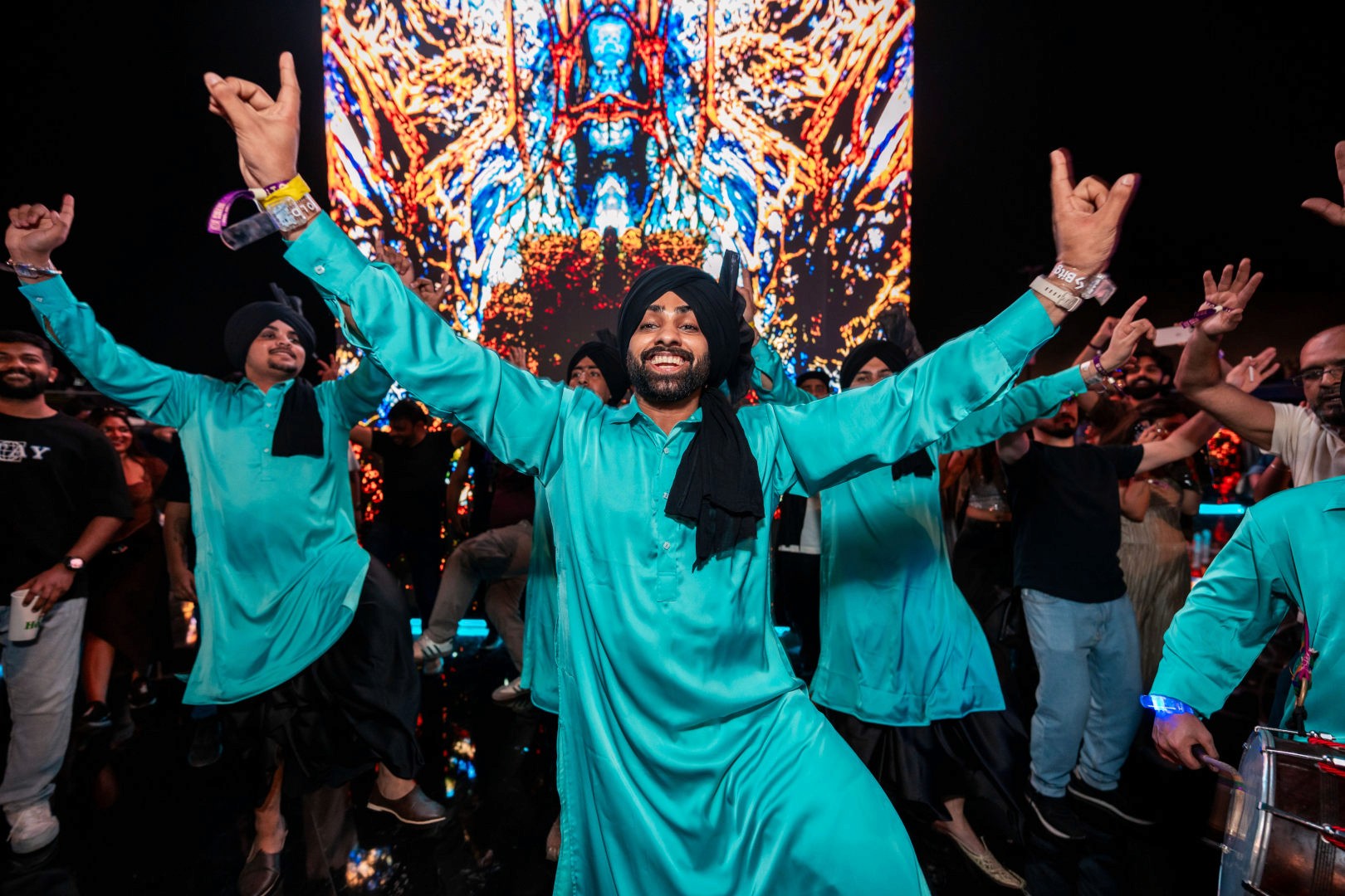 Immersive installation for Bitget at UNTOLD Dubai 2025 by RenaiXance.