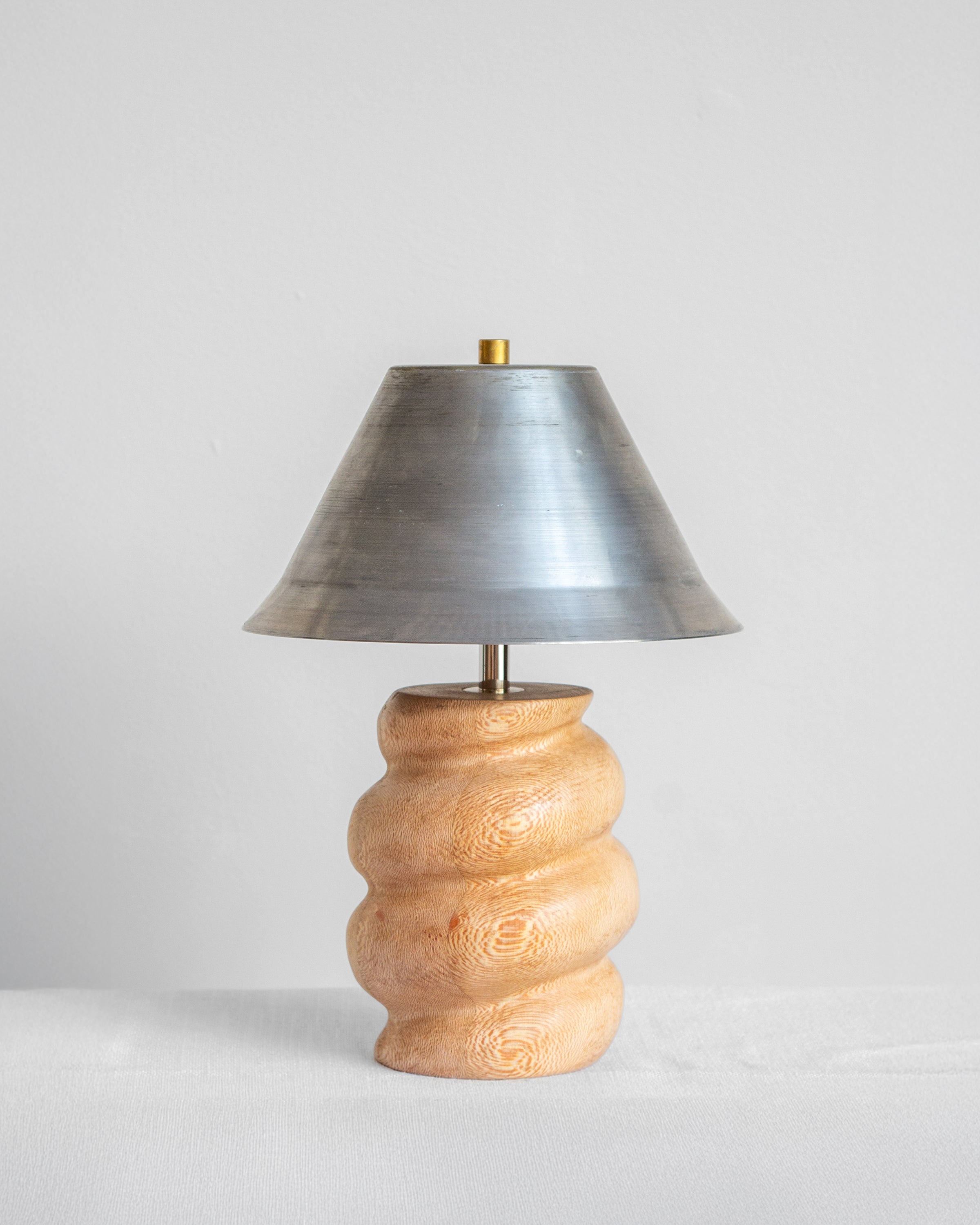 Caracol Desk Lamp with London Plane base and Steel shade available in UK, EU & US/CA wiring