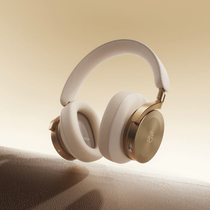 Premium wireless headphones minimal product showcase