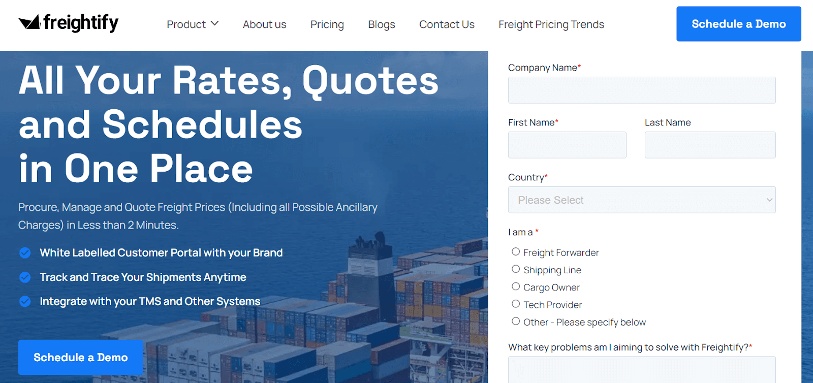 freight forwarding software by freightify