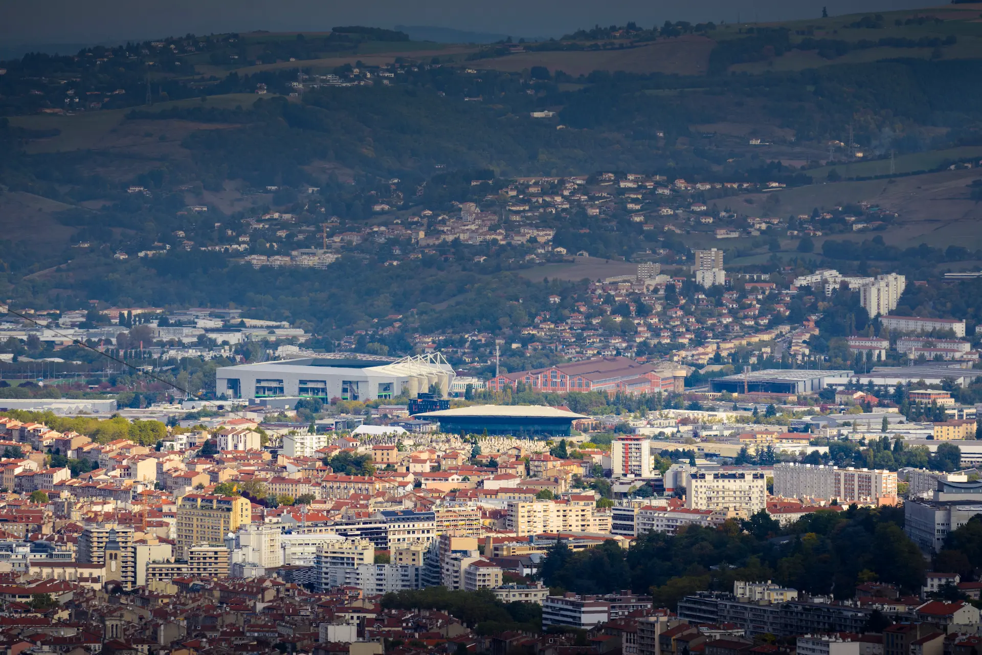 Vue de Saint-Etienne