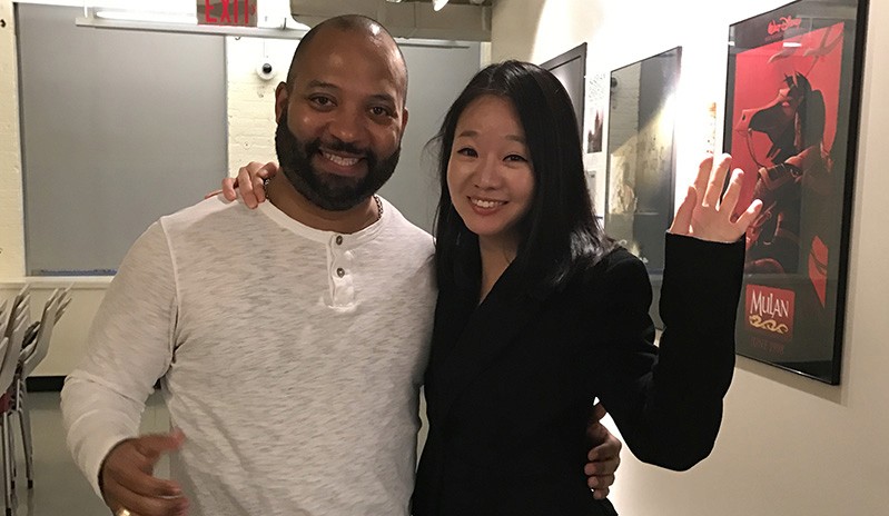 portrait of two persons