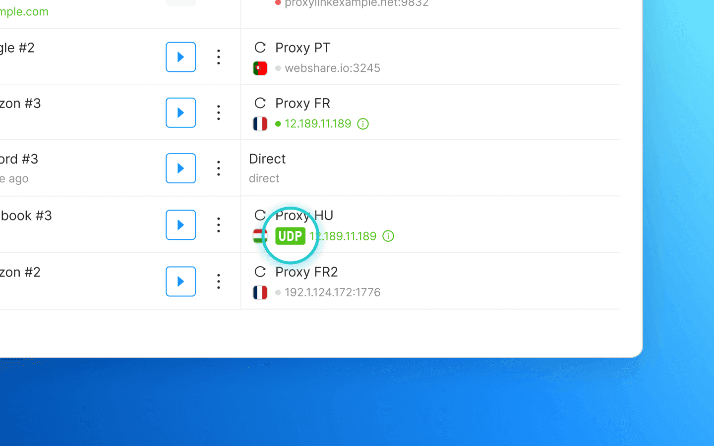 UDP proxy support is available in Octo Browser 