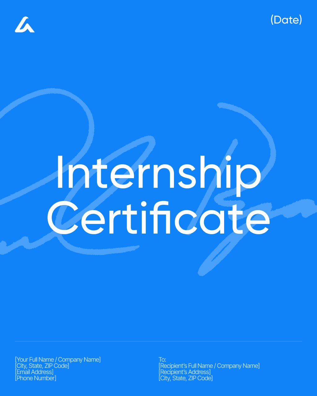 Internship Certificate