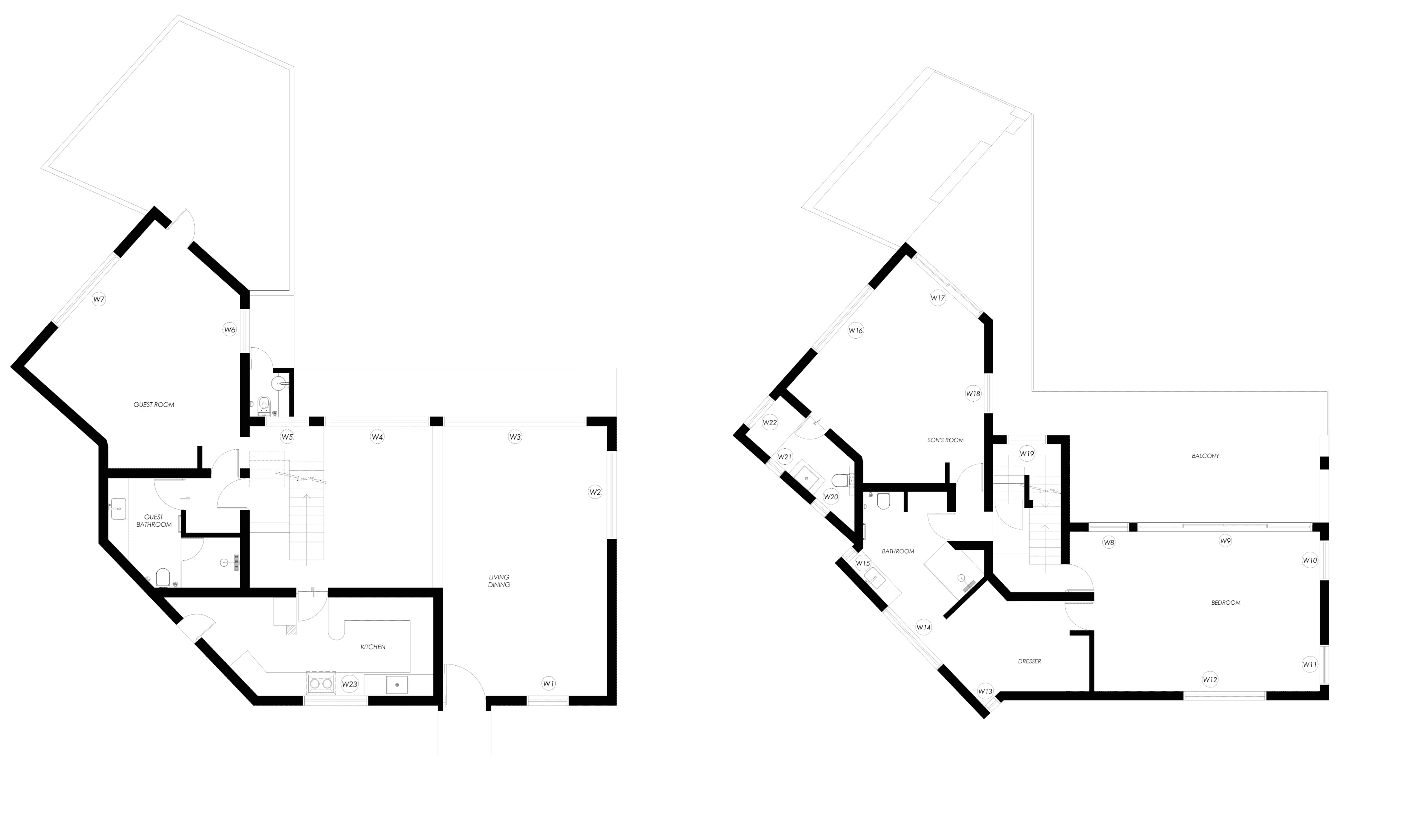 Devices showing Bloomy UI
