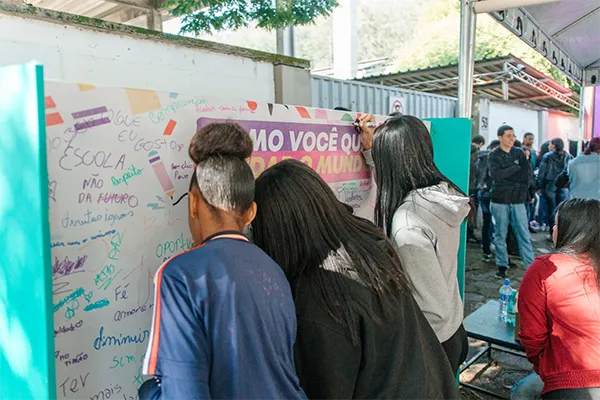 Estação 'Mude o Mundo LAB'.