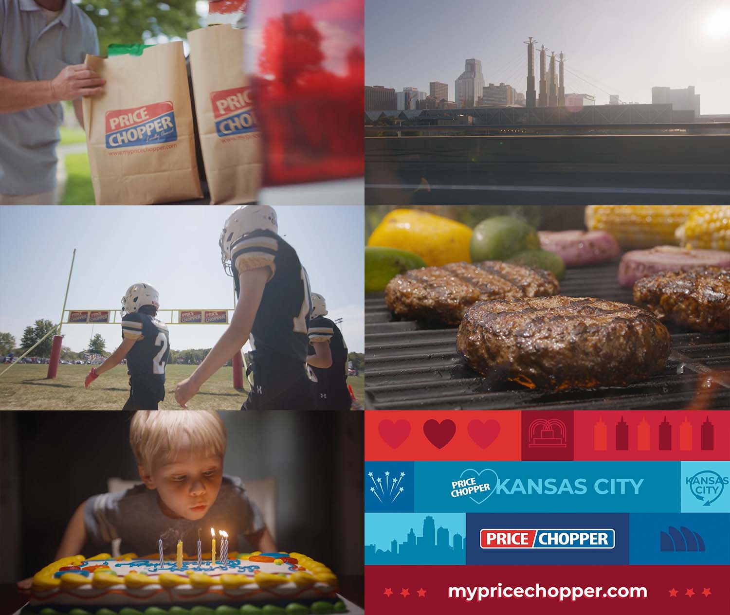 WTADS client Price Chopper grocery chain image grid.