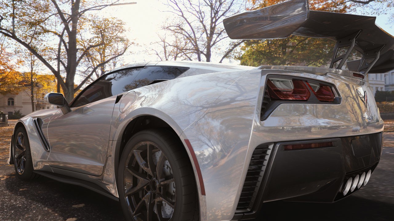 white-corvette-rear-render