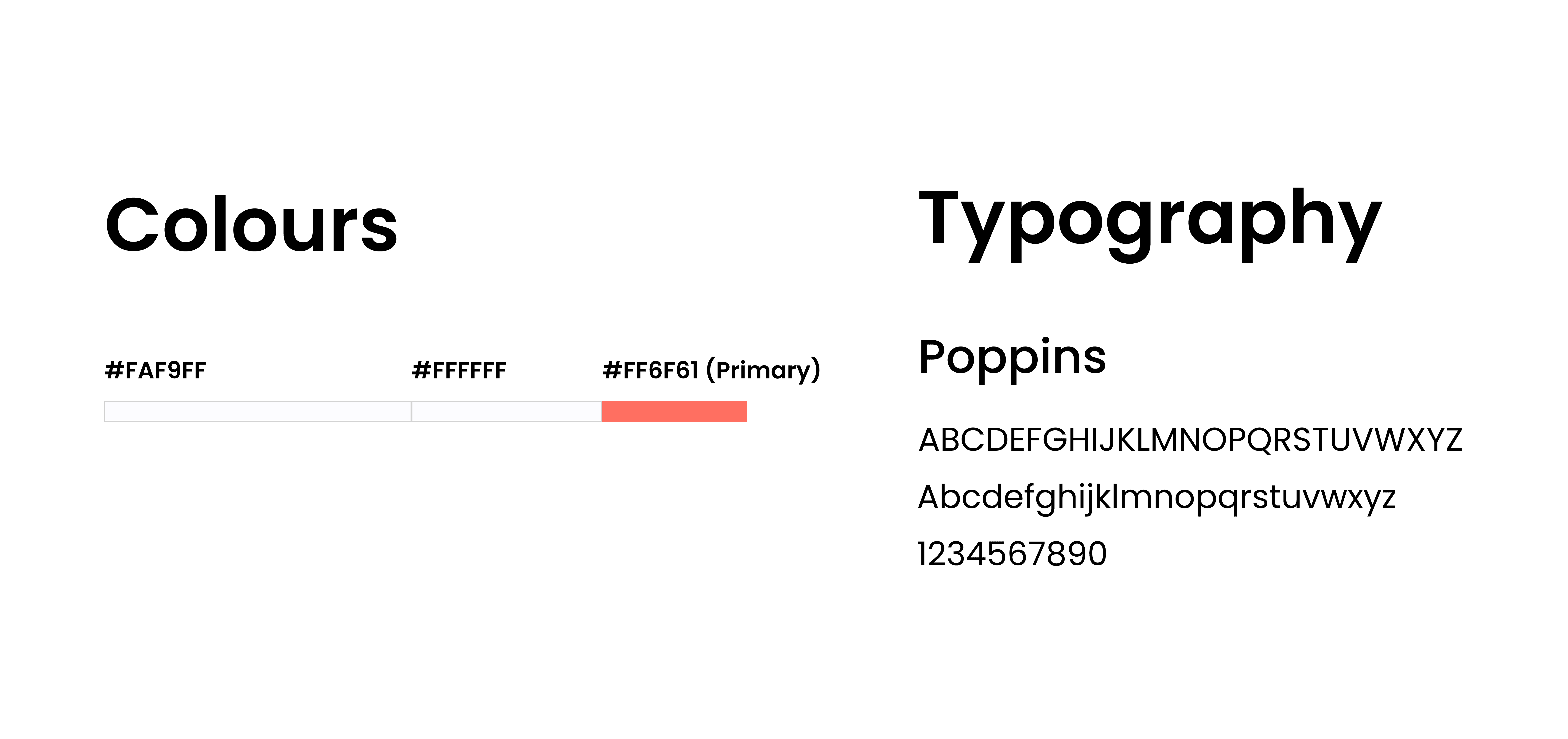 Colours and Typography