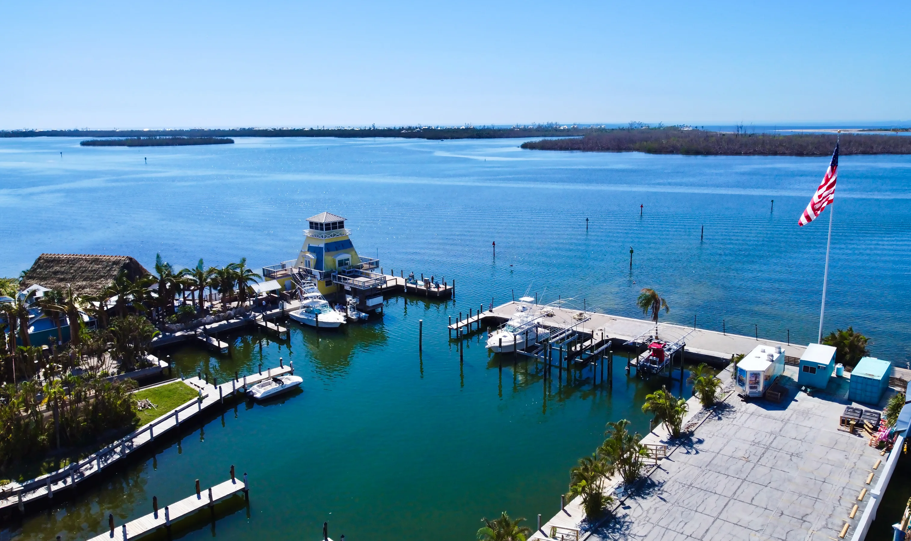 Docks at Stump Pass Marina