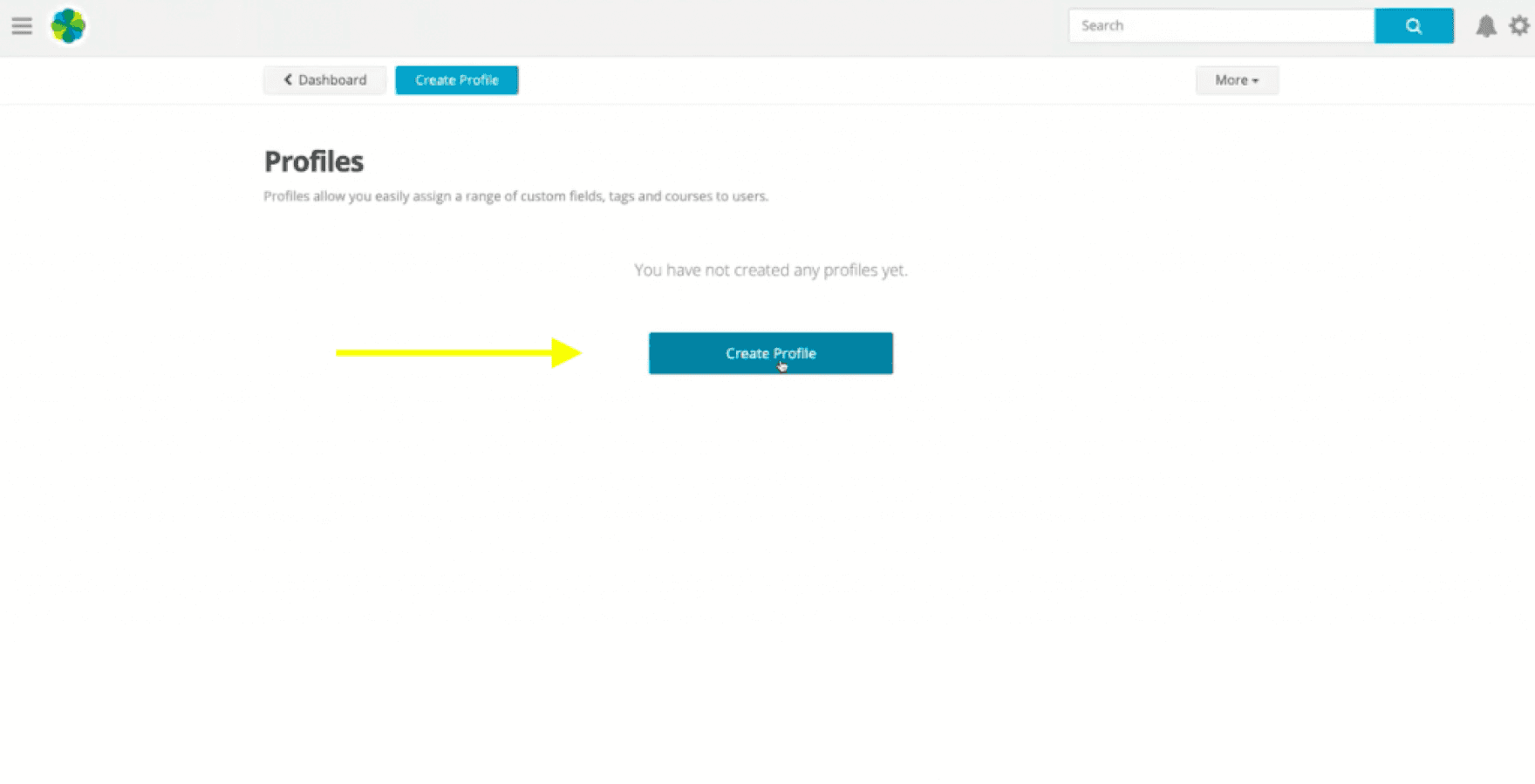 Wyzed create profile modal