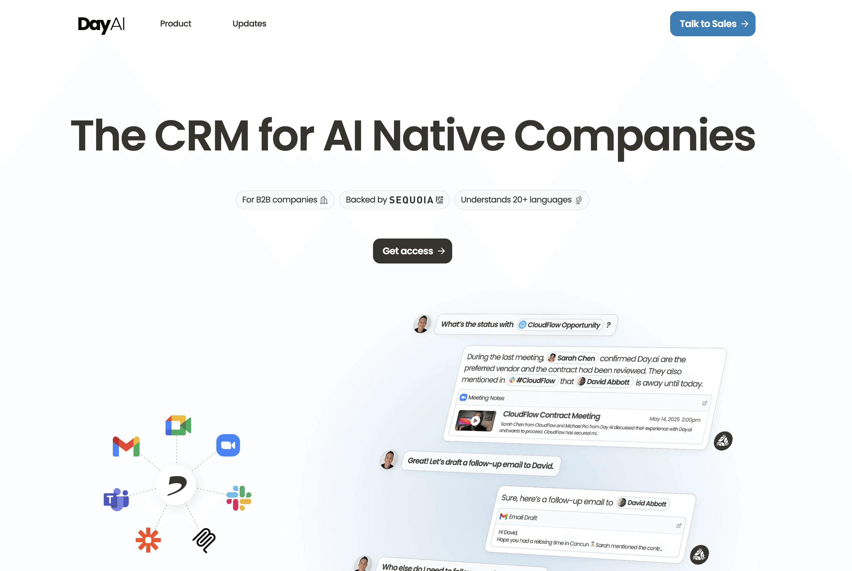 Clarify AI CRM Review day ai