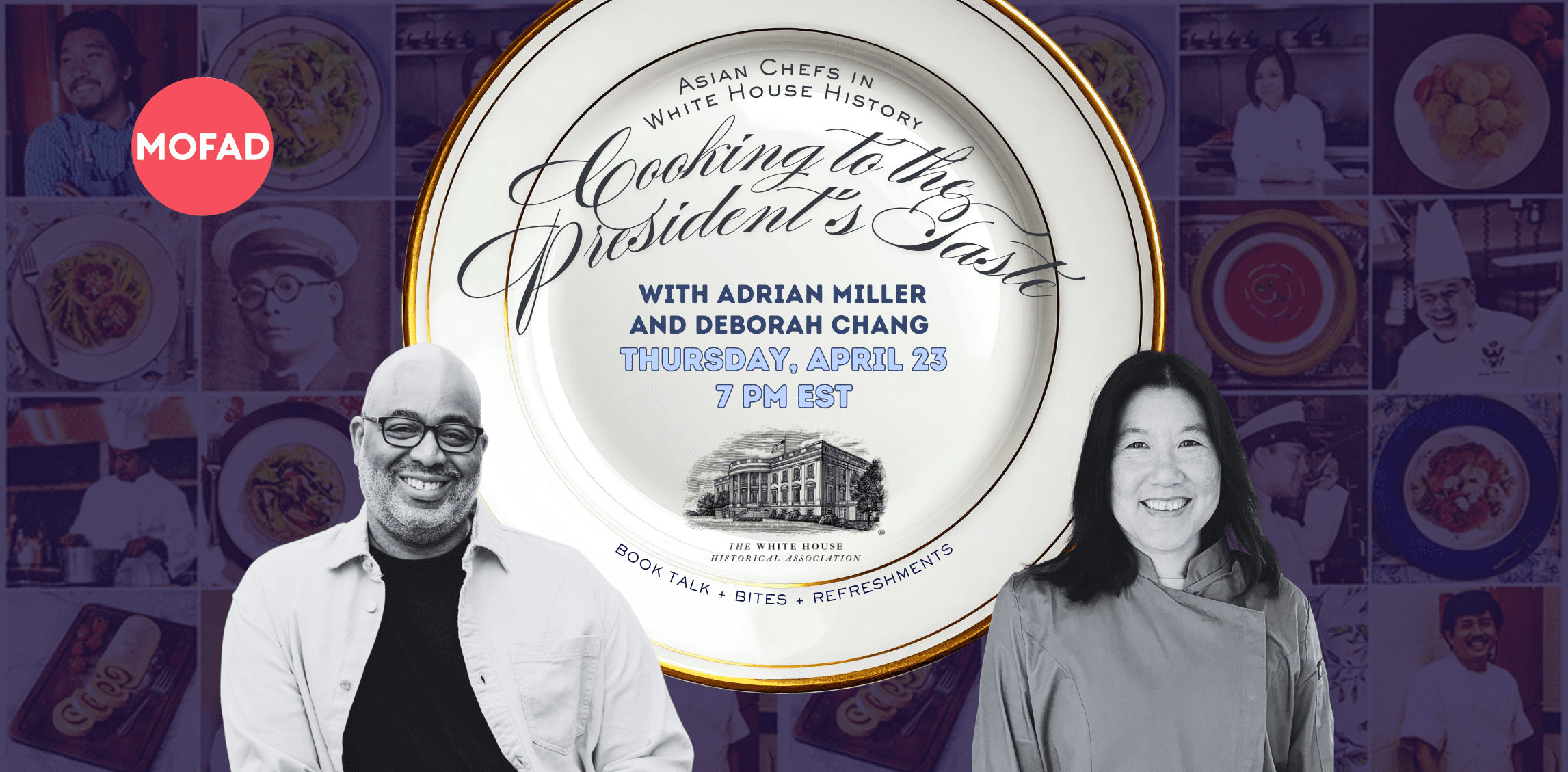 round white ceramic plate filled with waffle