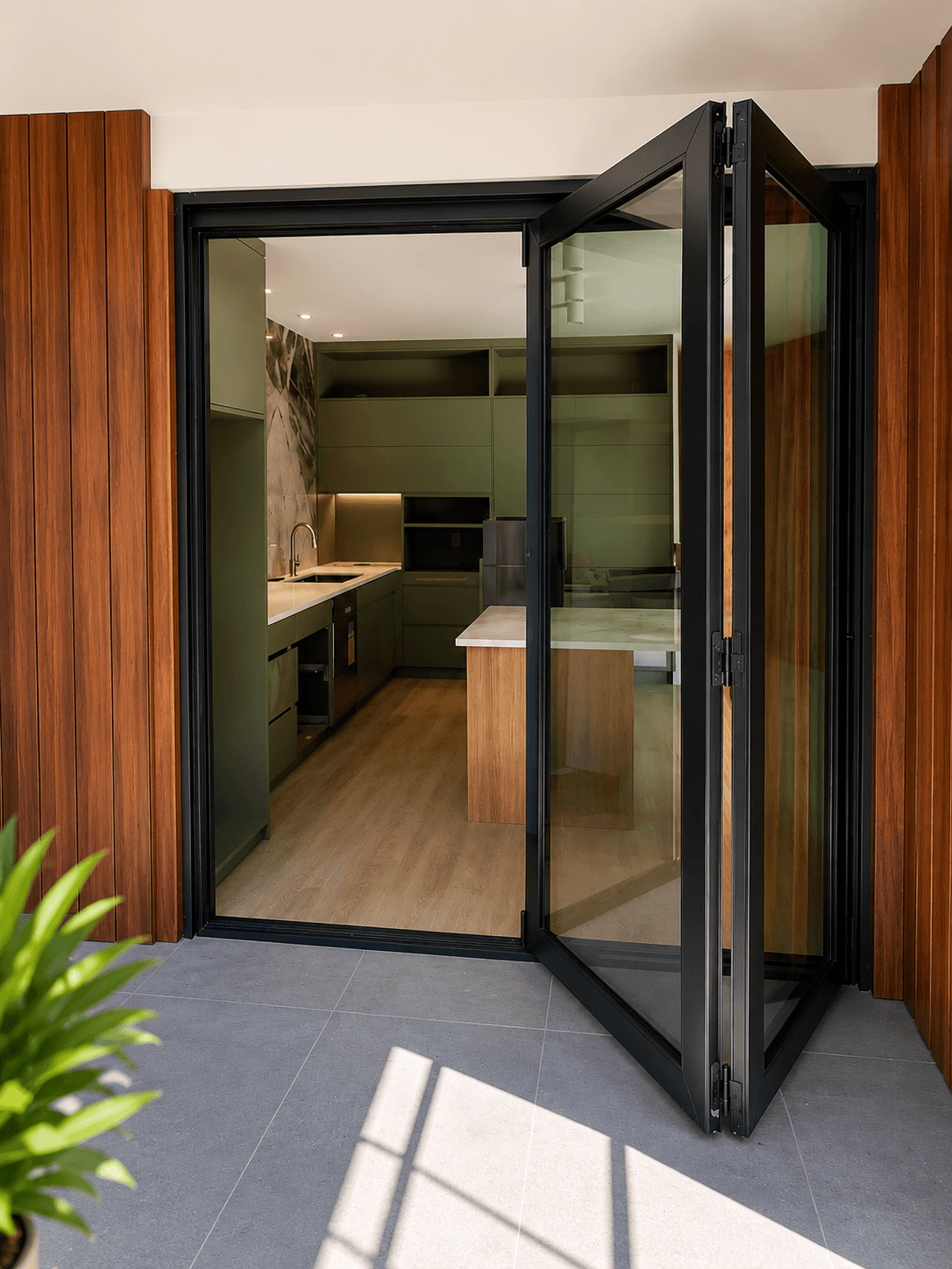 Bi-folded Patio Door