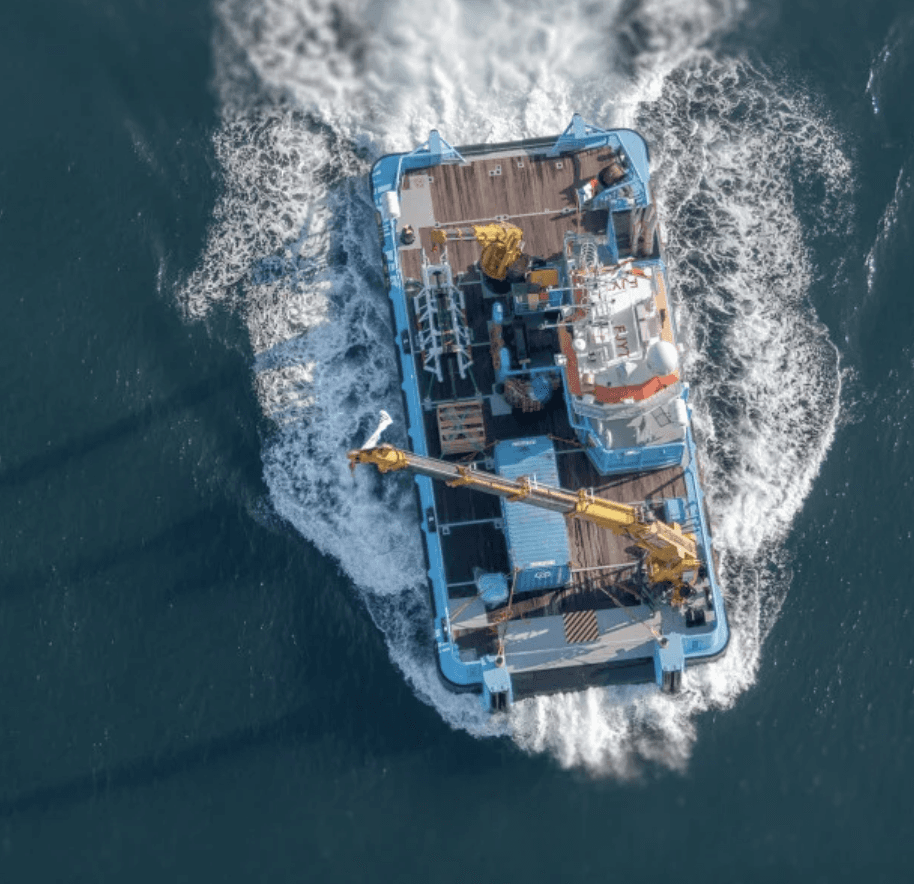 A woman working in an office