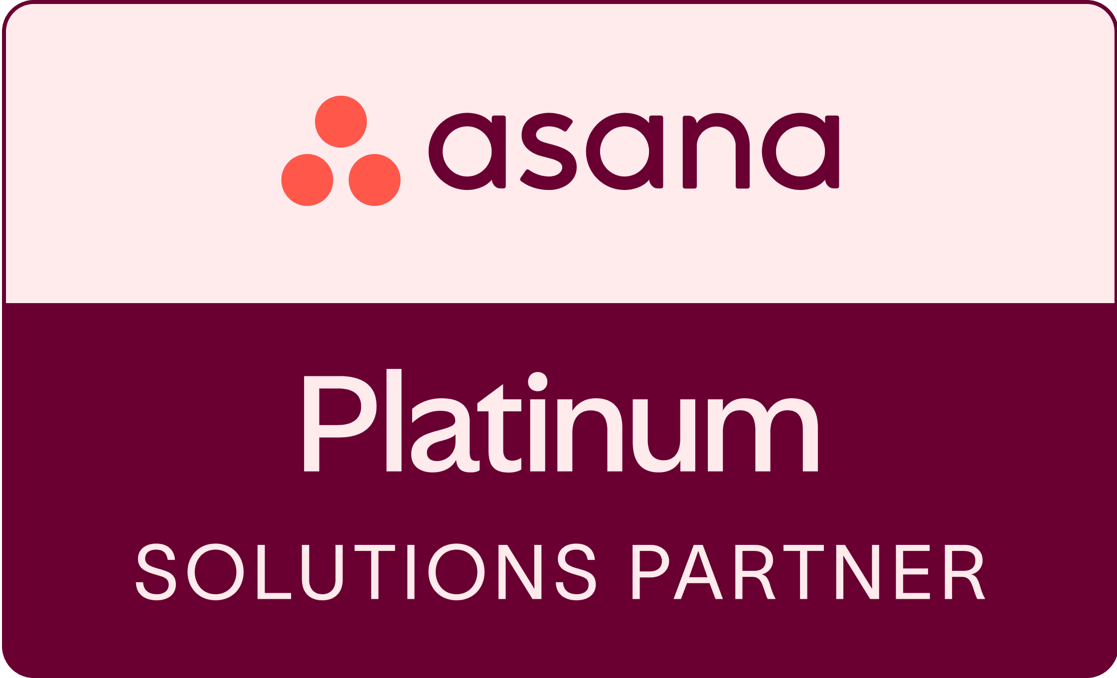Asana Platinum Solutions Partner