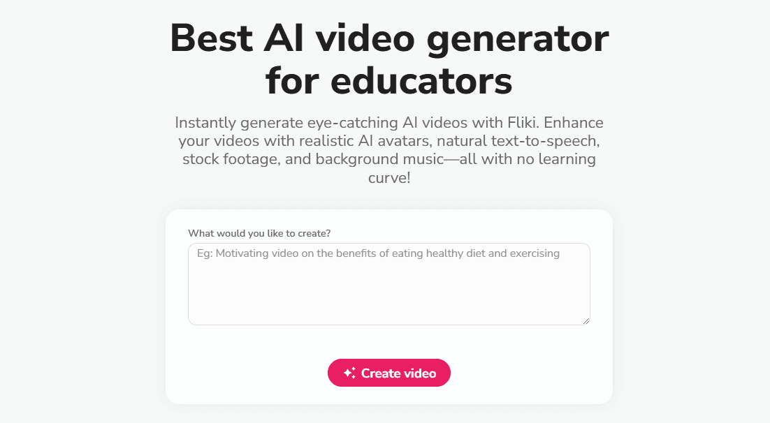 Fliki AI Video Generator