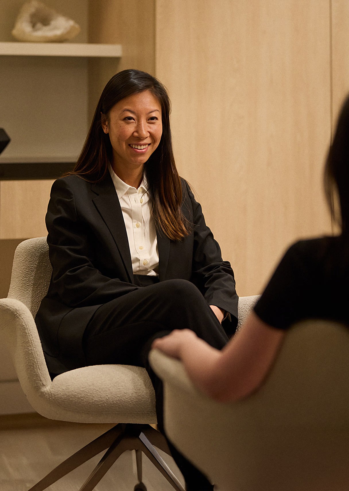 Doctor-led consultation at Biograph explaining personalized health plan and results from longevity testing and preventive screening.