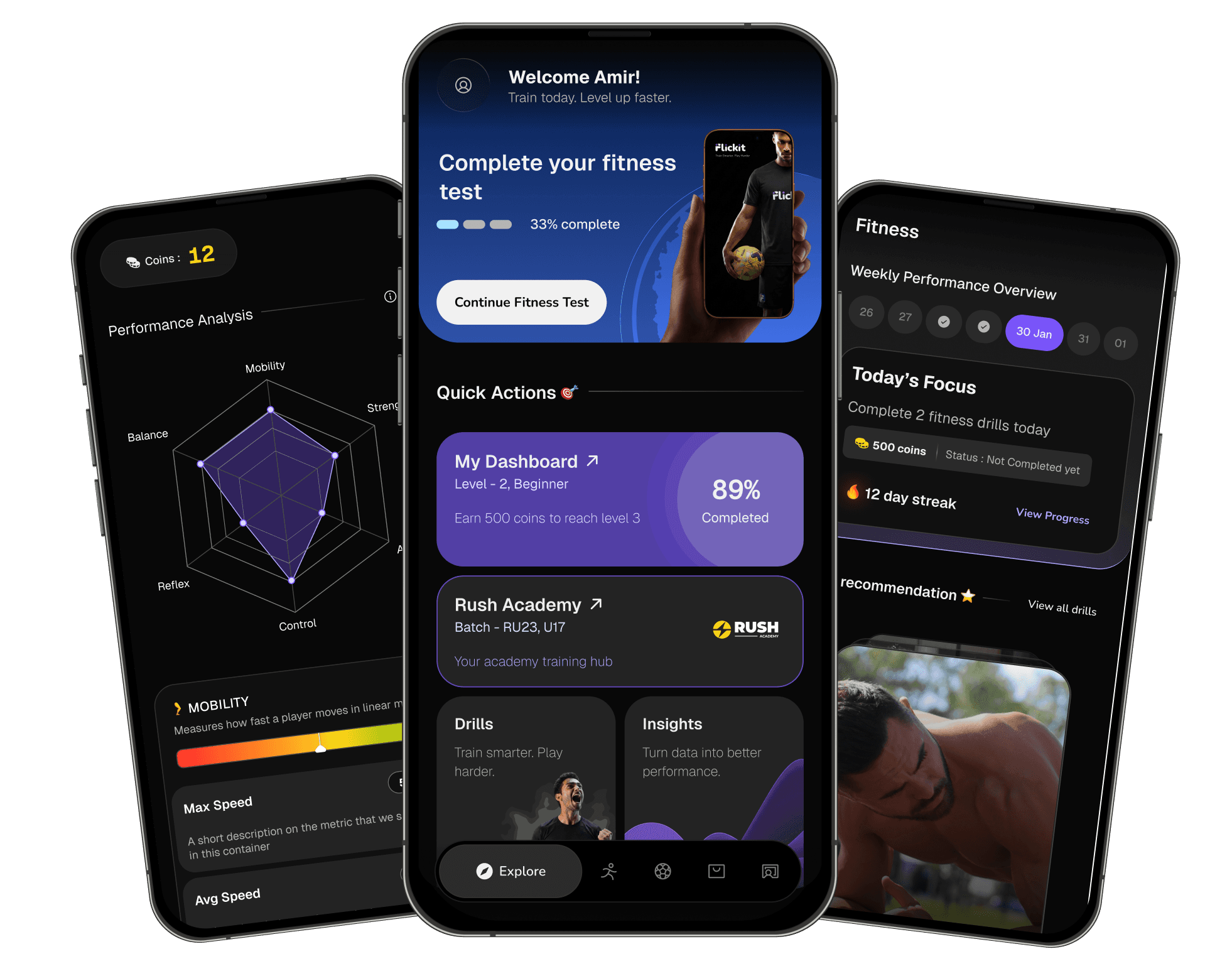 flickit mobile app ui