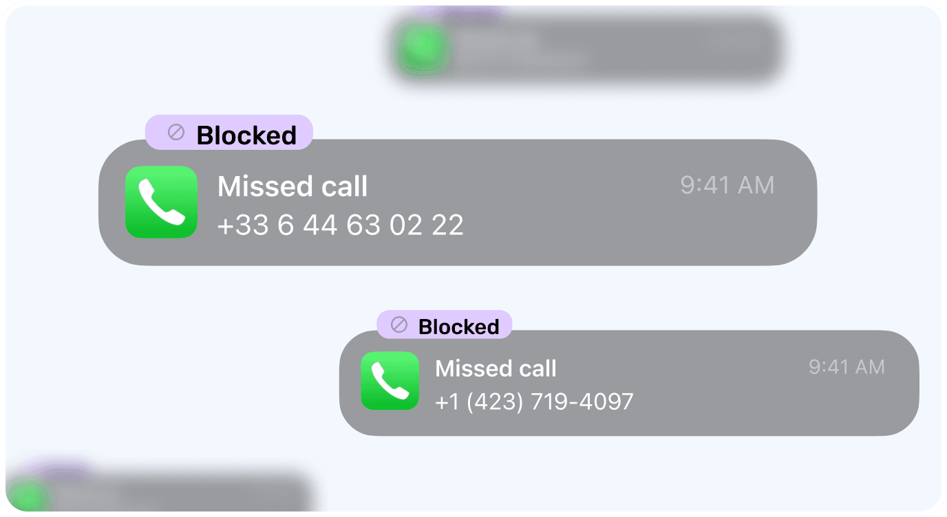 Spam call blocker illustration 