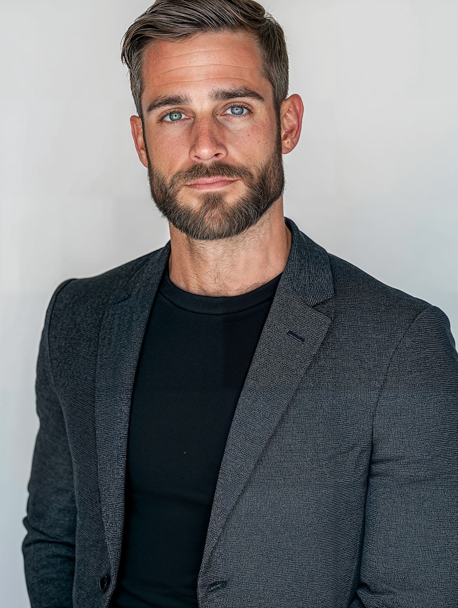 man posing