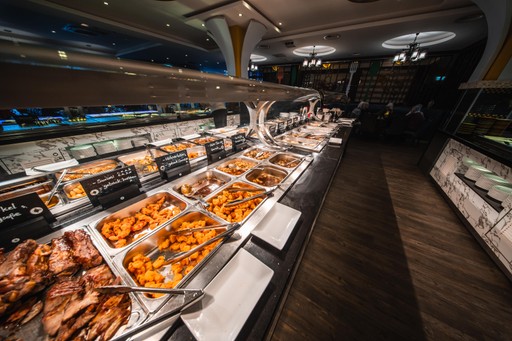 Frisches Buffet vom China Restaurant Lehaha