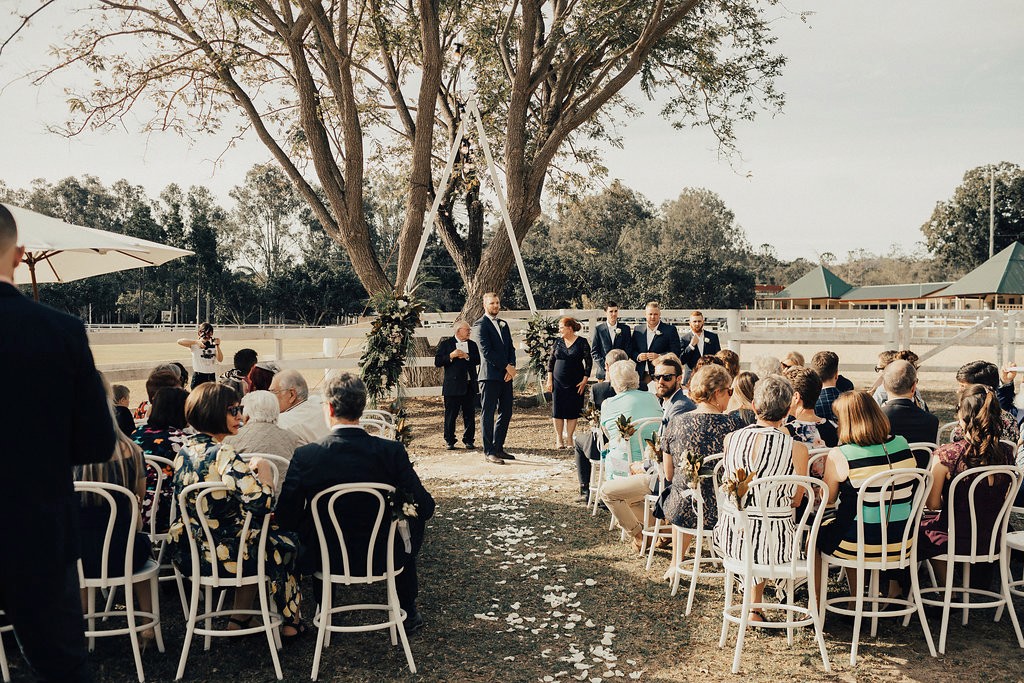 Someone checking items off of a check list