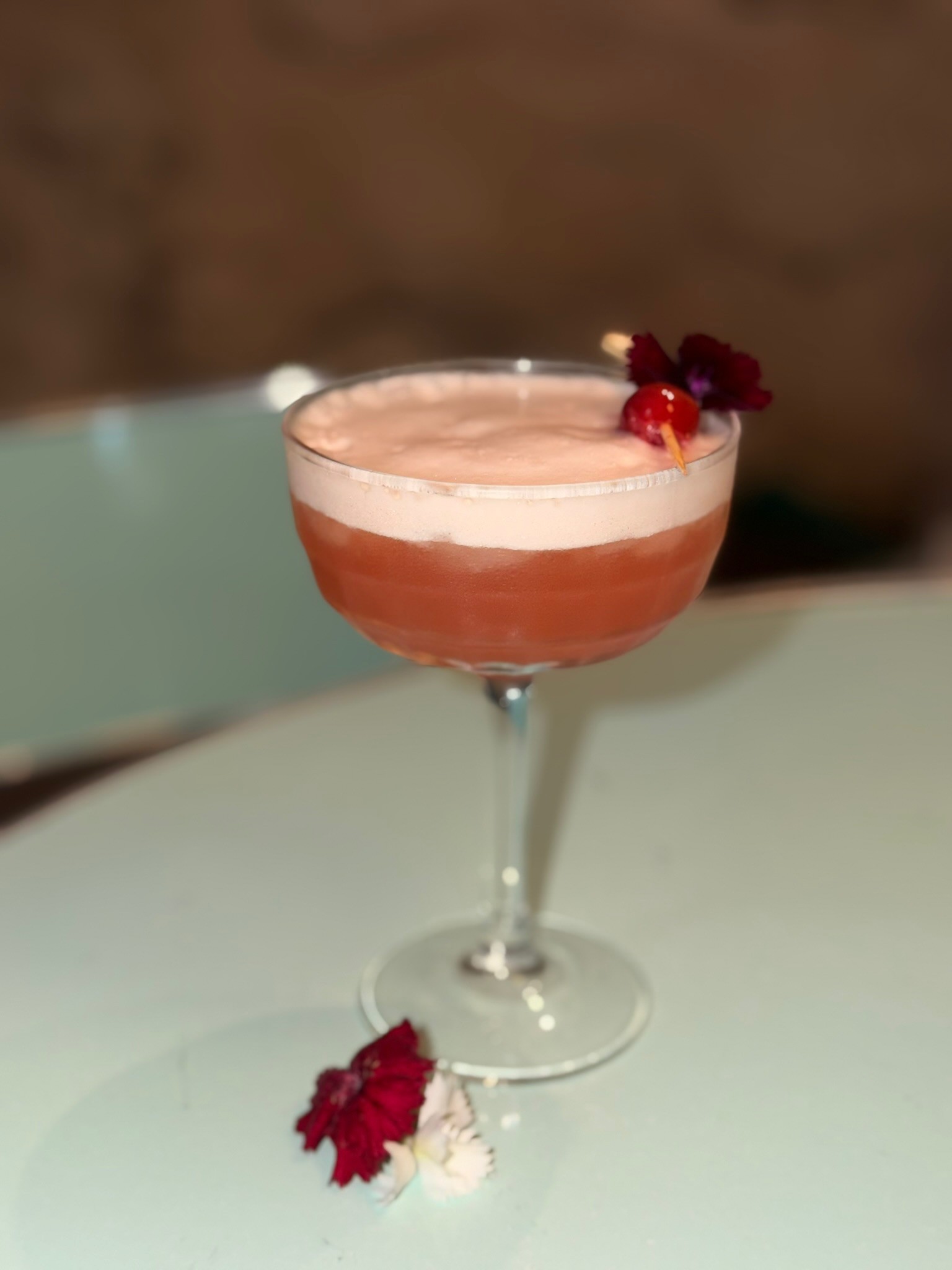 Mocktail grenadine pamplemouse