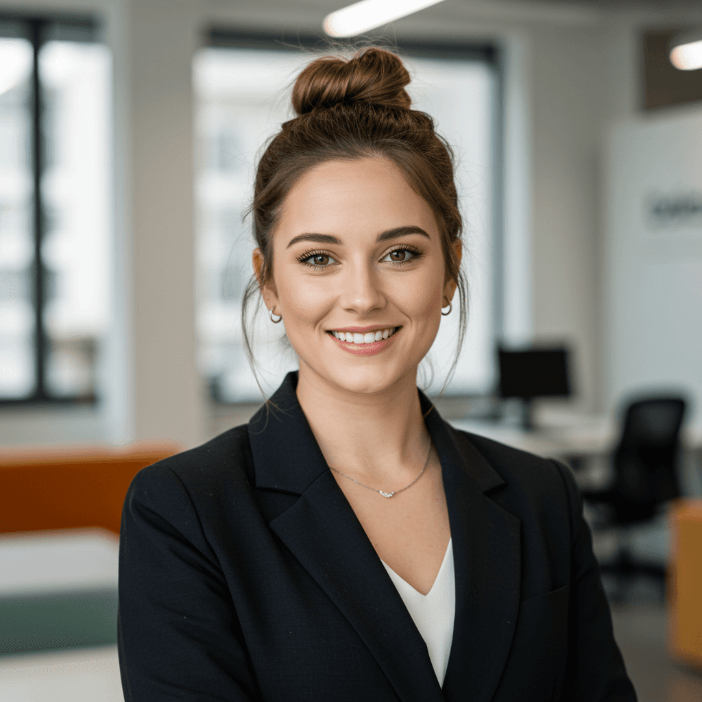 A girl of Asian appearance