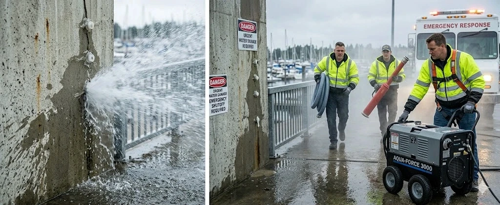 Burst water pipe repair Fort Lauderdale emergency restoration Planet Construction