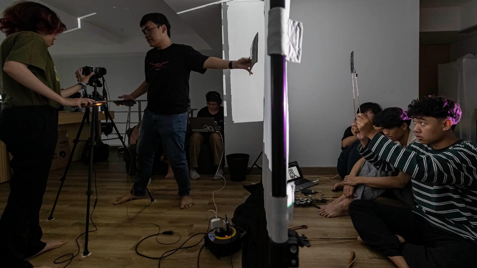 Behind the scene