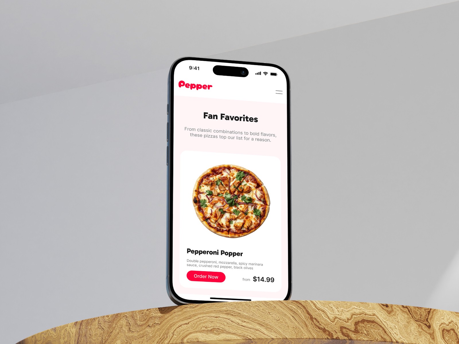 Pepper — 极简动效餐饮品牌网站设计灵感