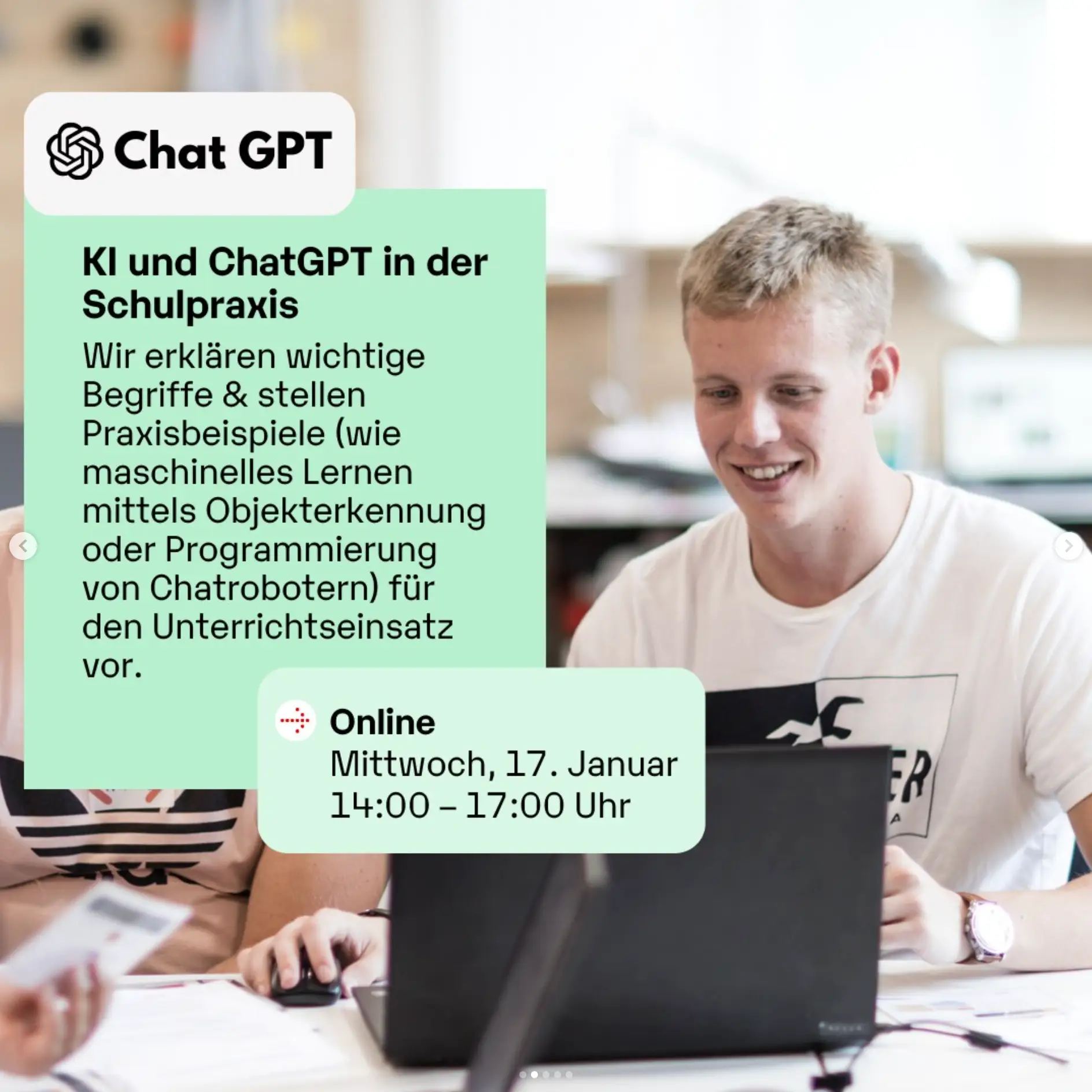 Fortbildungen für Lehrkräfte Slide 2