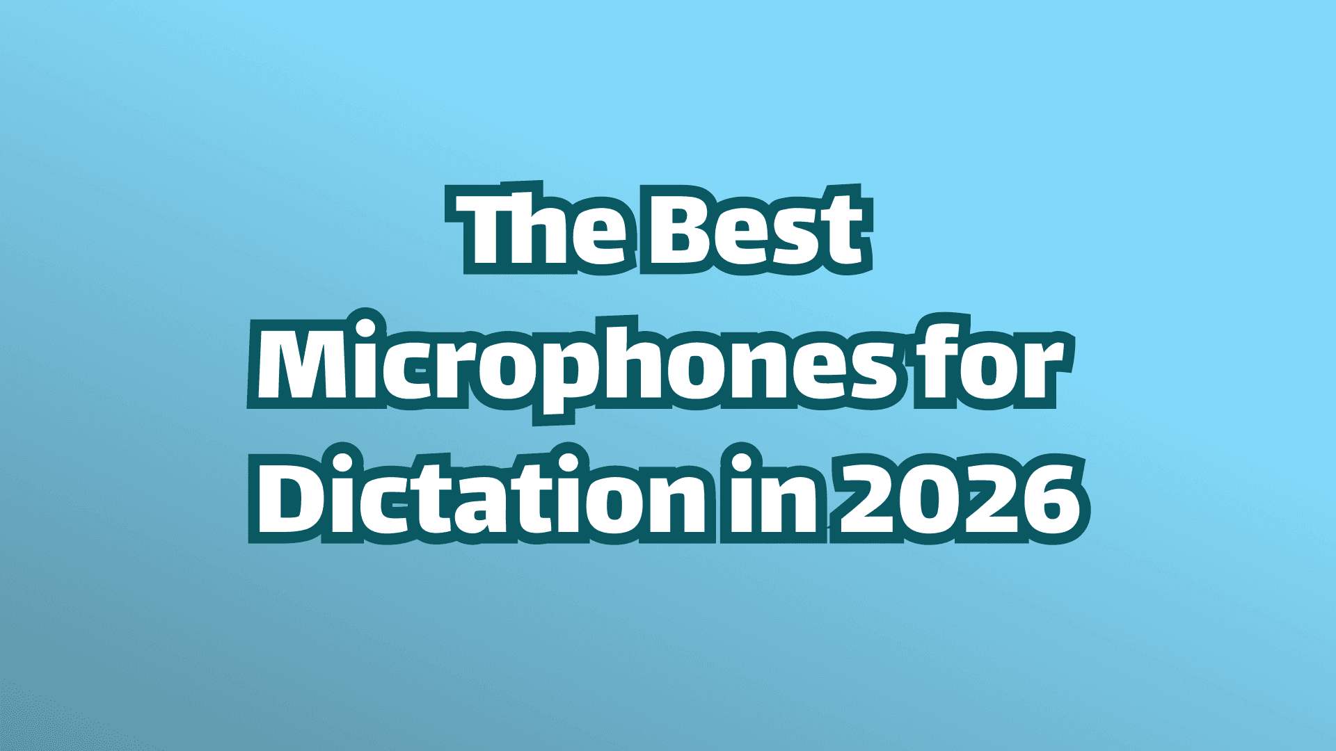 カバー画像: 2026年に最適な音声入力用マイク
