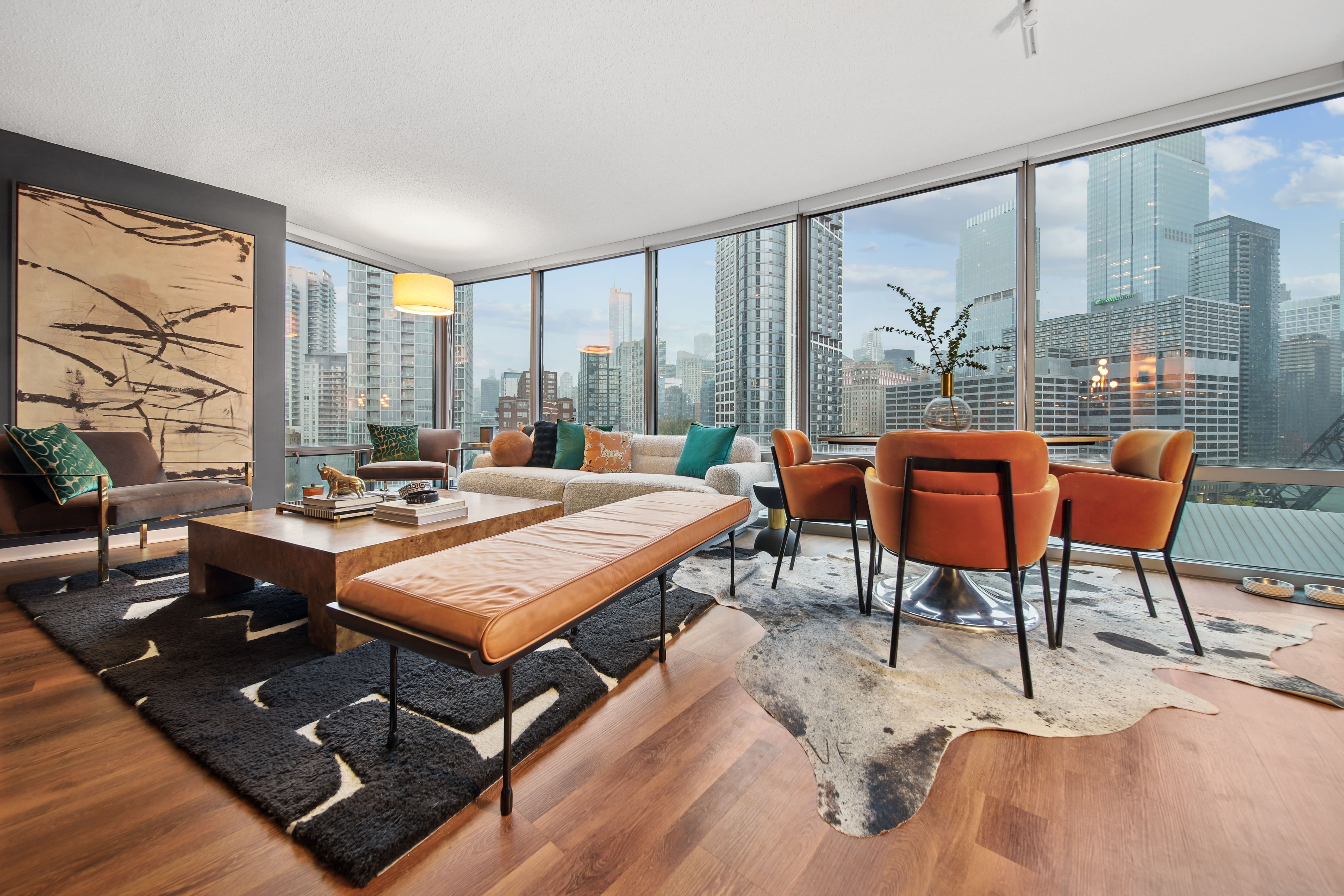 bright modern living room