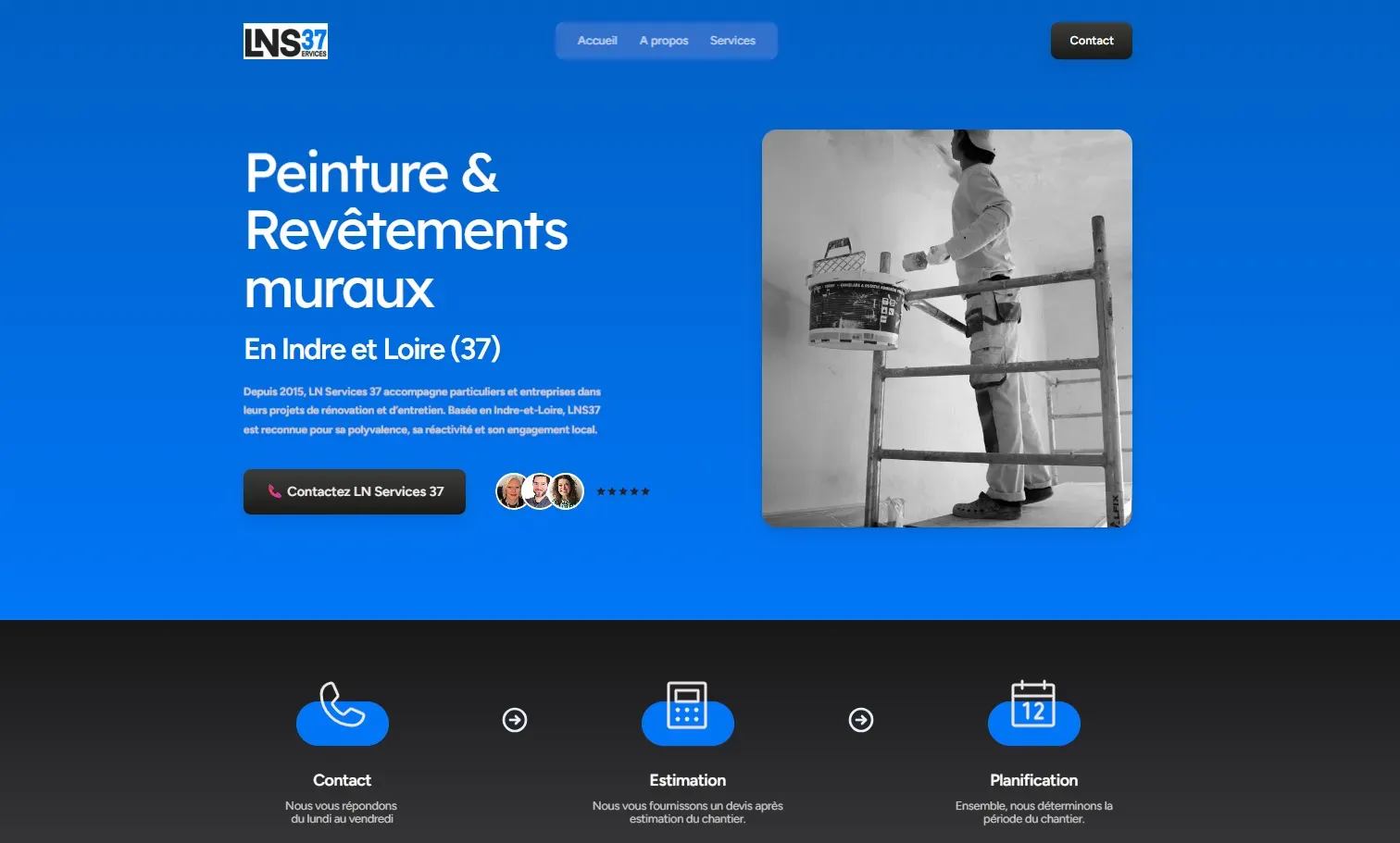 Landing page LN Services 37s